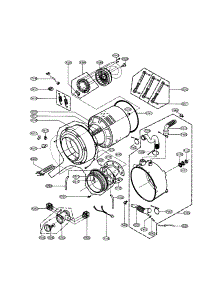 Drum / Tub parts for Lg Washer WM2487WHM / from AppliancePartsPros.com