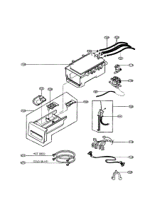 Dispenser parts for Lg Washer WM2487WHM / from AppliancePartsPros.com