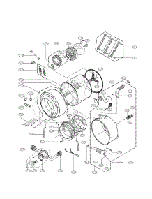 Drum And Tub Parts parts for Lg Washer WM2501HWA / from AppliancePartsPros.com
