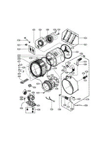 Drum / Tub parts for Lg Washer WM2601HL / from AppliancePartsPros.com