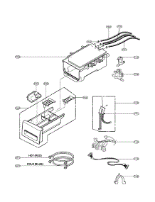 Dispenser Parts parts for Lg Washer WM2601HW / from AppliancePartsPros.com