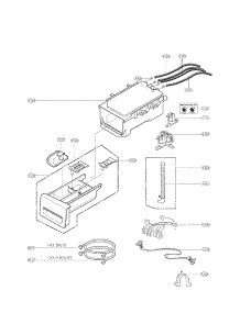 Dispenser Assembly Part parts for Lg Washer WM3050CW / from AppliancePartsPros.com