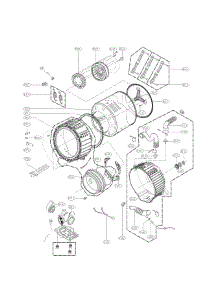 Drum And Tub Parts parts for Lg Washer WM3370HWA / 00 from AppliancePartsPros.com
