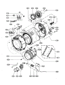 Drum Assy parts for Lg Washer WM3431H / from AppliancePartsPros.com