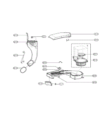 Dryer Parts parts for Lg Washer WM3431HW01 / from AppliancePartsPros.com
