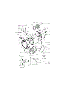 Drum And Tub Parts Assembly parts for Lg Washer WM3455HS / from AppliancePartsPros.com
