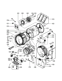 Drum / Tub parts for Lg Washer WM3485HWA / from AppliancePartsPros.com