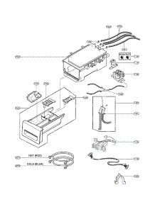 Dispenser Assembly Parts parts for Lg Washer WM3875HWCA / from AppliancePartsPros.com
