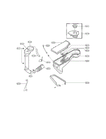 Exploded View Parts parts for Lg Washer WM3987HW / from AppliancePartsPros.com