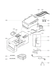 Dispenser Assembly Parts parts for Lg Washer WM8000HWA / from AppliancePartsPros.com