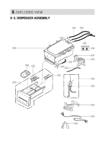 Dispenser Parts parts for Lg Washer Dryer Combo WM3997HWA from AppliancePartsPros.com