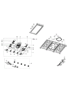 Cooktop parts for Samsung Cooktop NA30K7750TG/AA / 0000 from AppliancePartsPros.com