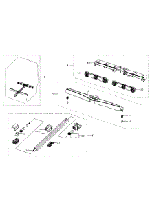 Motion Assy parts for Samsung Dishwasher DW80H9930MO/AA / 0000 from AppliancePartsPros.com