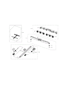 Motion Assy parts for Samsung Dishwasher DW80H9970MO/AA / 0000 from AppliancePartsPros.com
