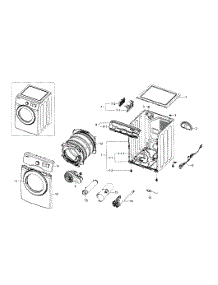 Main Asy parts for Samsung Dryer DV36J4000GW/A3 / 0000 from AppliancePartsPros.com