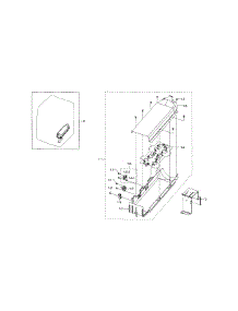 Duct Heater parts for Samsung Dryer DV433ETGJWR/A1 / 0000 from AppliancePartsPros.com
