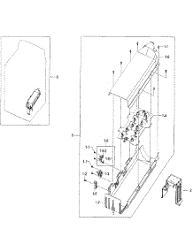 Heater parts for Samsung Dryer DV48J7770EP/A2 / 0001 from AppliancePartsPros.com