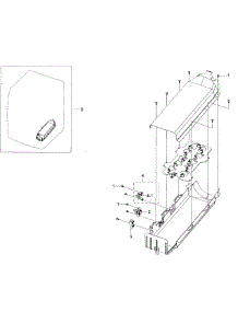 Duct Heater parts for Samsung Dryer DV50K7500EV/A3 / 0000 from AppliancePartsPros.com