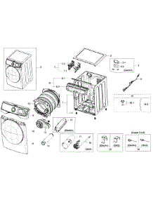 Main Asy parts for Samsung Dryer DV50K7500GV/A3 / 0001 from AppliancePartsPros.com