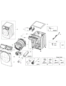 Main Asy parts for Samsung Dryer DV50K7500GV/A3 / 0000 from AppliancePartsPros.com