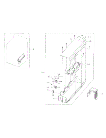 Duct Heater parts for Samsung Dryer DV50K8600EV/A3 / 0000 from AppliancePartsPros.com