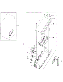 Heater parts for Samsung Dryer DV52J8700EP/A2 / 0000 from AppliancePartsPros.com