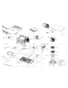 Main Assy parts for Samsung Microwave MC11H6033CT/AA / 0000 from AppliancePartsPros.com