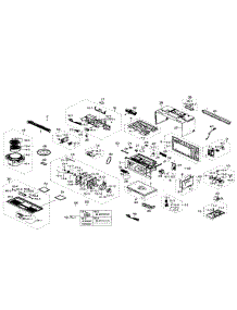 Main Asy parts for Samsung Microwave MC17J8000CS/AA / 0000 from AppliancePartsPros.com