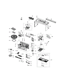 Main Assy parts for Samsung Microwave ME20H705MSS/AA / 0000 from AppliancePartsPros.com