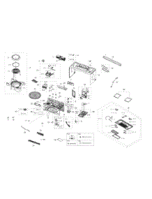 Main Asy parts for Samsung Microwave ME21K7010DG/AA / 0000 from AppliancePartsPros.com