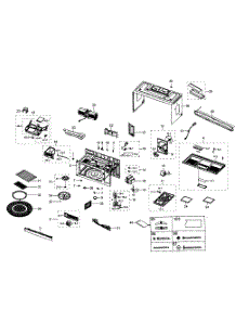 Main Assy parts for Samsung Microwave SMH1926S/XAA / 0000 from AppliancePartsPros.com
