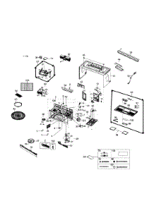 Main Assy parts for Samsung Microwave SMH1926W/XAA / 0000 from AppliancePartsPros.com