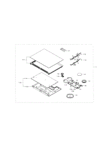 Cooktop Assy parts for Samsung Range NE58H9950WS/AA / 0001 from AppliancePartsPros.com