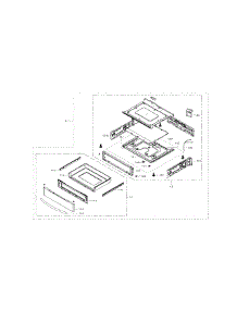 Drawer Assy parts for Samsung Range NE58H9950WS/AA / 0001 from AppliancePartsPros.com