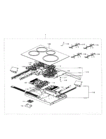 Cooktop Assy parts for Samsung Range NE58H9970WS/AA / 0000 from AppliancePartsPros.com