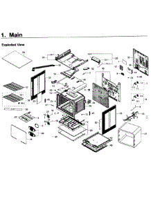 Main Asy parts for Samsung Range NE58K9430SS/AA / 0000 from AppliancePartsPros.com