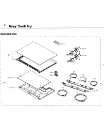 Drawer parts for Samsung Range NE58K9430SS/AA / 0000 from AppliancePartsPros.com