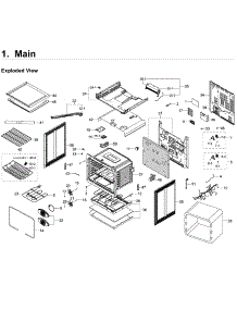 Main Asy parts for Samsung Range NE58K9500SG/AA / 0001 from AppliancePartsPros.com