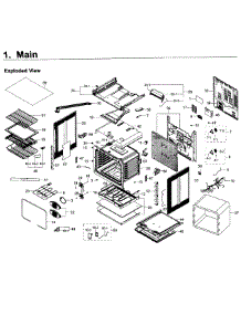 Main Asy parts for Samsung Range NE58K9850WS/AA / 0000 from AppliancePartsPros.com