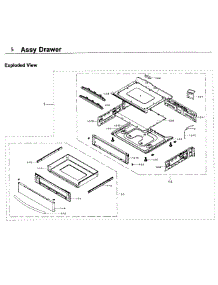 Drawer parts for Samsung Range NE58K9850WS/AA / 0000 from AppliancePartsPros.com