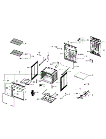Main Section parts for Samsung Range NE59J3420SB/AA / 0003 from AppliancePartsPros.com
