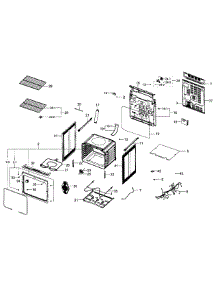 Main Section parts for Samsung Range NE59J3420SS/AA / 0003 from AppliancePartsPros.com