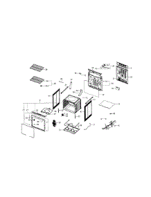 Main Asy parts for Samsung Range NE59J3421SS/AA / 0000 from AppliancePartsPros.com