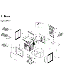 Main Asy parts for Samsung Range NE59J7630SB/AA / 0002 from AppliancePartsPros.com