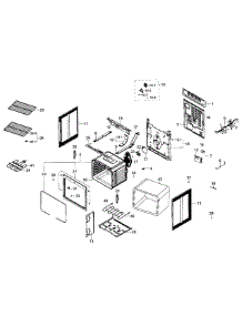 Main Section parts for Samsung Range NE59J7650WS/AA / 0002 from AppliancePartsPros.com