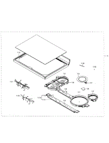 Cooktop Section parts for Samsung Range NE59J7650WS/AA / 0003 from AppliancePartsPros.com
