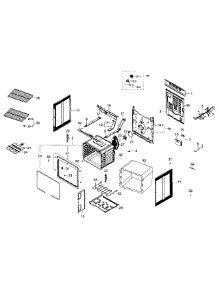 Main Section parts for Samsung Range NE59J7650WS/AA / 0001 from AppliancePartsPros.com