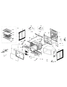 Main Asy parts for Samsung Range NE59J7850WG/AA / 0000 from AppliancePartsPros.com