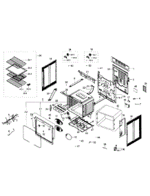 Main Section parts for Samsung Range NE59J7850WG/AA / 0001 from AppliancePartsPros.com