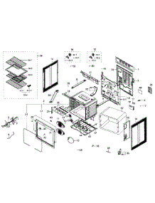 Main Section parts for Samsung Range NE59J7850WS/AA / 0003 from AppliancePartsPros.com